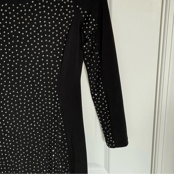 Calvin Klein Rhinestone Embellished Evening Gown/Black - 29703 - Picture 6 of 15